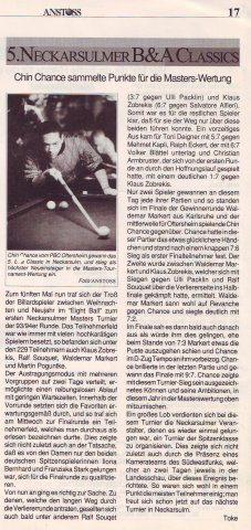 5. b&a Classic 1993 im Anstoss