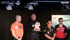 Nick van den Berg, Roman Hybler, Francisco Bustamante und Can Salim